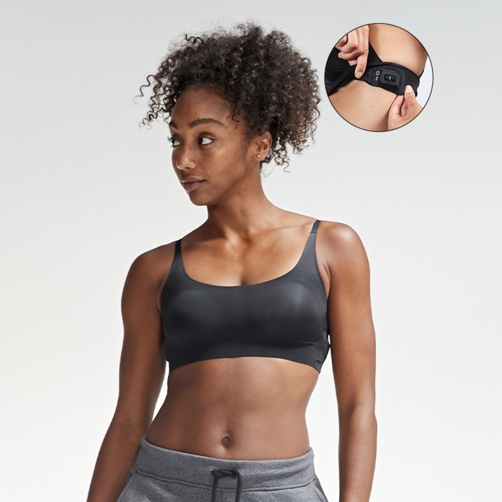 WHOOP Black ANY-WEAR™ Adjustable Bralette